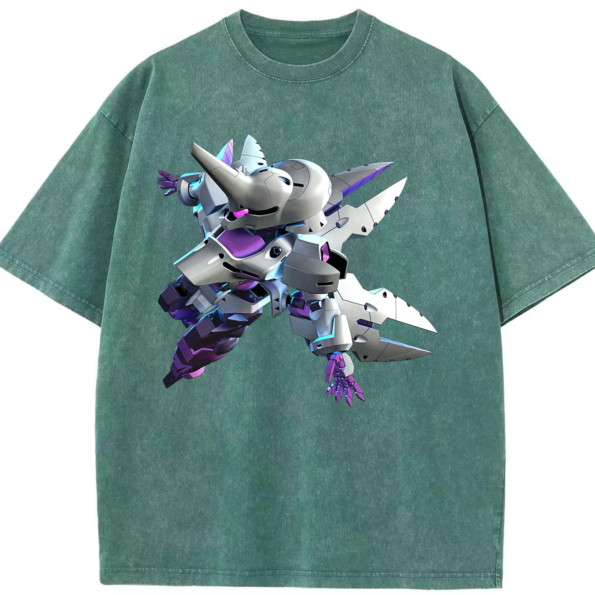 （画像用） 機動戦士ガンダム Mobile Suit Gundam 綿100% ヴィンテージ風 半袖Tシャツ（フロントプリント）